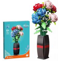 Flower Bouquet Building Block Set with Vase 768 Pieces 42 cm