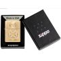 Зажигалка Zippo Lucky Horseshoe Design High Polish Brass