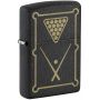 Zippo Engraved Billiards Black Crackle lighter