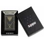 Zippo Engraved Billiards Black Crackle lighter