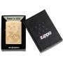 Zippo Golden Dragon Design High Polish Brass alışqan