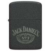 Zippo Jack Daniel's® No.7 Black Crackle alışqanı — 1941 Replica dizaynı