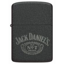 Зажигалка Zippo Jack Daniel's® No.7 Black Crackle — культовый дизайн Tennessee Whiskey
