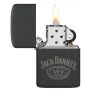 Zippo Jack Daniel's® No.7 Black Crackle alışqanı — 1941 Replica dizaynı