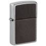 Zippo Brown Leather Emblem Street Chrome alışqan