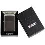 Zippo Brown Leather Emblem Street Chrome alışqan