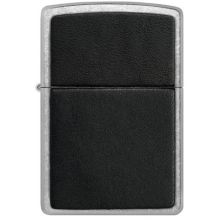 Zippo Black Leather Emblem benzin alışqan