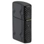 Зажигалка Zippo Rivet Flame Design Armor Black Matte — MultiCut гравировка 360°