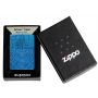 Зажигалка Zippo Hamsa Design Deep Carve Blue — символ защиты и удачи