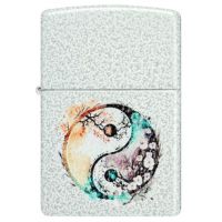 Зажигалка Zippo Floral Yin and Yang Design Glacier