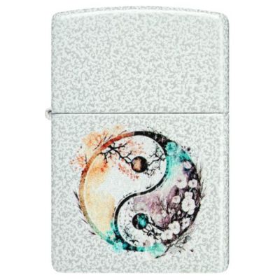 Зажигалка Zippo Floral Yin and Yang Design Glacier