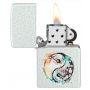 Зажигалка Zippo Floral Yin and Yang Design Glacier