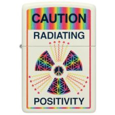 Zippo Glowing Positivity Design Glow-in-the-Dark Lighter