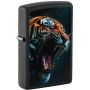 Zippo Tiger Roar Design Black Matte alışqan