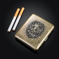 Metal siqaret qabı «Şir» RUİPAİ 20 ədədlik,