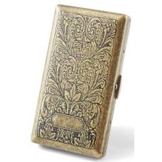 Металлический портсигар GVIPAI - Узоры на 12 сигарет