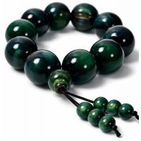 Yaşıl parlaq təsbeh qolbaq 21 sm aksesuar