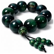 Yaşıl parlaq təsbeh qolbaq 21 sm aksesuar