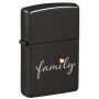 Зажигалка Zippo High Polish Black Family Design - Семья