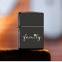 Зажигалка Zippo High Polish Black Family Design - Семья