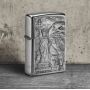 Зажигалка Zippo Street Chrome American Icons Emblem с символами США