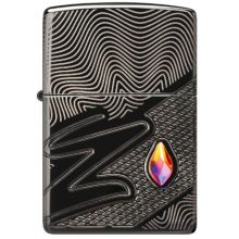 Зажигалка Zippo Armor MultiCut - Z Crystal Design с кристаллом