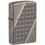 Зажигалка Zippo Armor Black Ice Deep Dots с глубоким гравированием