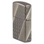 Зажигалка Zippo Armor Black Ice Deep Dots с глубоким гравированием
