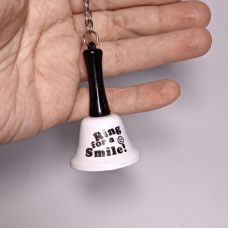 Bell keychain "Ring for a Smile"