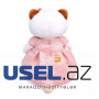 Collectible soft toy Li-Li in pink dress with lurex