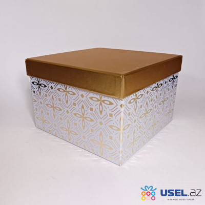 Gift box with patterns