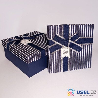 Gift box "Best Wishes", with a bow 