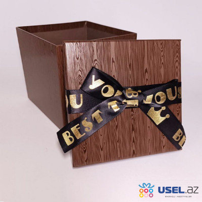 Gift box "Best for you", brown