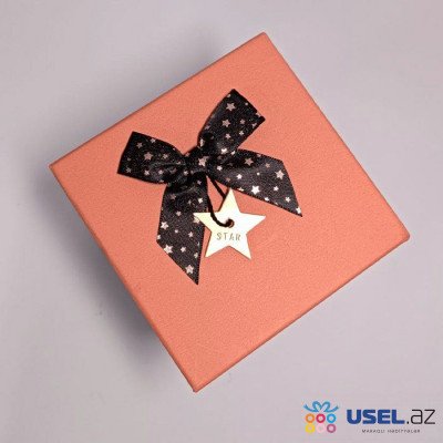 Gift box "Star", with a bow 