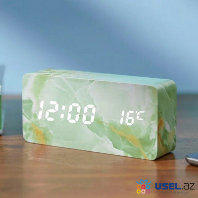 Marble Electronic Table Clock