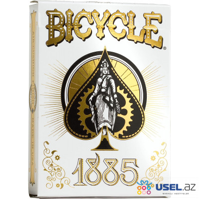 Playing Cards Bicycle 1885 Anniversary, White 