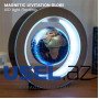 Магнитный левитационный вращающийся глобус со светодиодной подсветкой