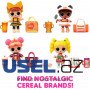 Play set of L.O.L. Surprise! Loves Mini Bites Cereal Dolls series with 7 surprises