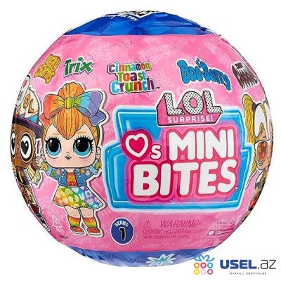 Oyun dəsti L.O.L. Sürpriz! Loves Mini Bites Cereal Dolls seriyası 7 sürpriz ilə