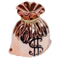 Piggy bank "Bag $", 14 cm