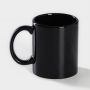 Ceramic chameleon mug “Fuel level” 350 ml, black