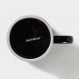 Ceramic chameleon mug “Fuel level” 350 ml, black