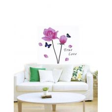 Интерьерная наклейка на стену "Peach Flowers"