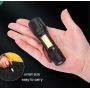 Фонарик ручной аккумуляторный с тремя режимами CREE+COB USB