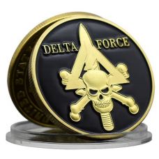 Delta Force Commemorative Medal US Military Sword Gold Plated World Coin