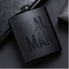 "Real man" Flask, 210 ml