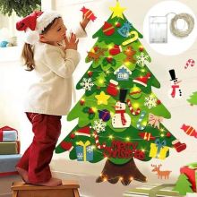 Детская елочка из фетра, с набором игрушек 26 шт Детская елочка из фетра, с набором игрушек 26 шт