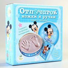 Yaradıcılıq üçün dəst Körpə Mikkini "qələmin surətini və sizin körpənizin ayaqlarını Et"