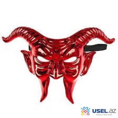 Карнавальная маска "Дьявол", цвет красный