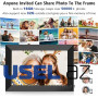 Цифровая фоторамка 10.1 MaxAngel с экраном IPS с видео, музыкой, фото, авто поворотом